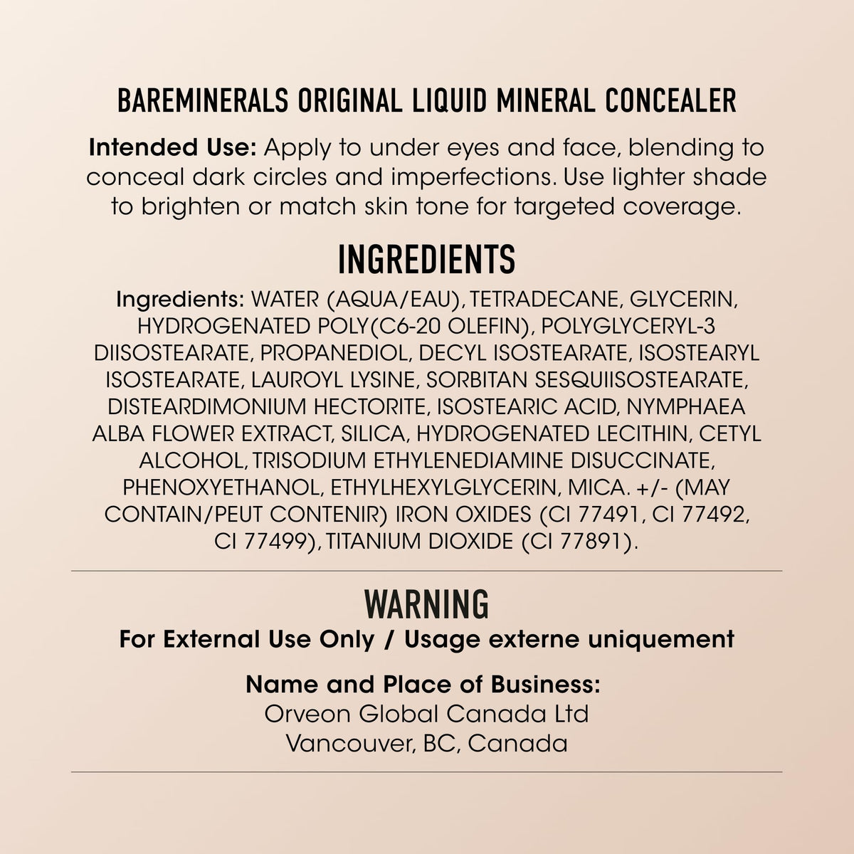 bareMinerals concealer pictured next to foundation showing pairing compatibility