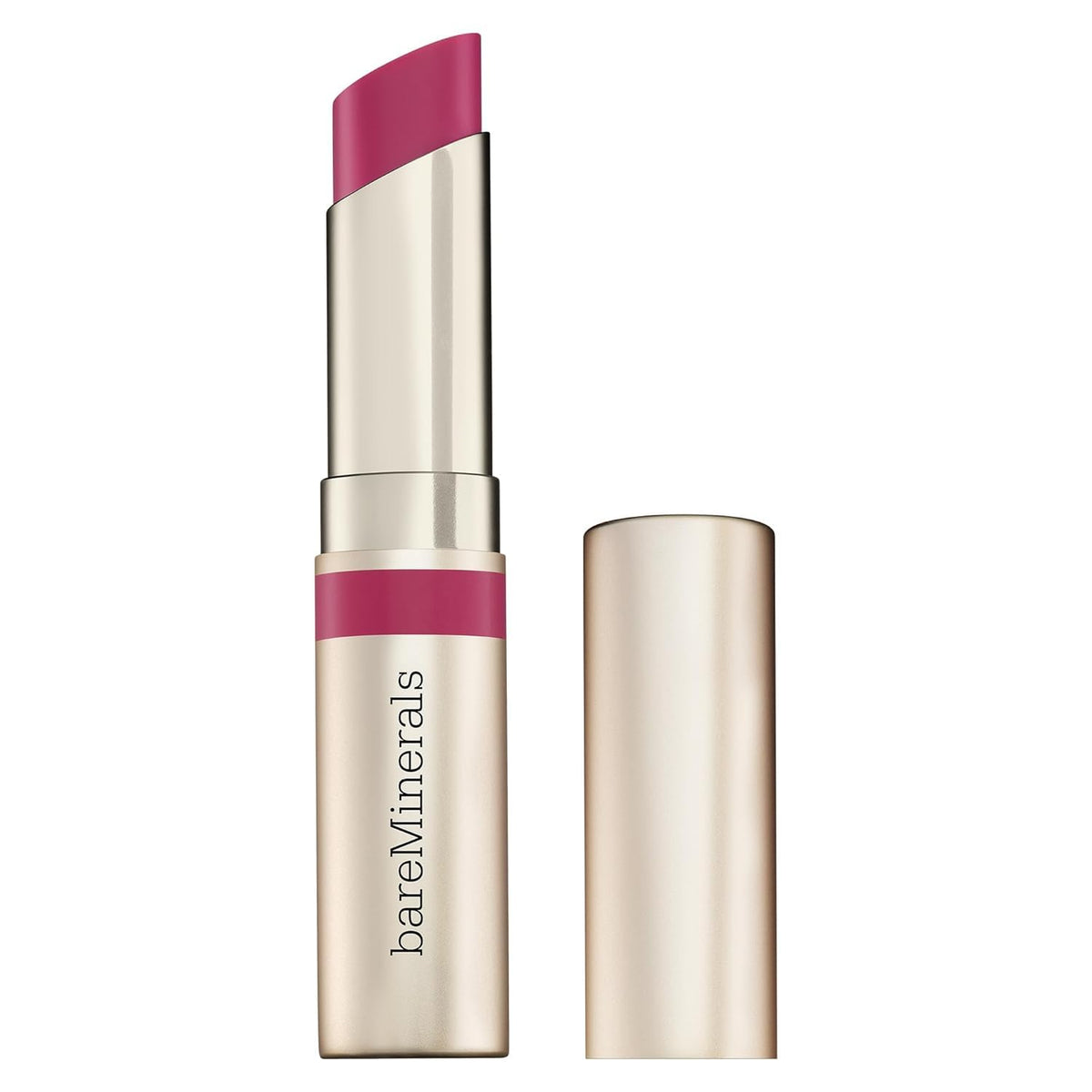 bareMinerals Devotion front packaging showing shade and finish benefits