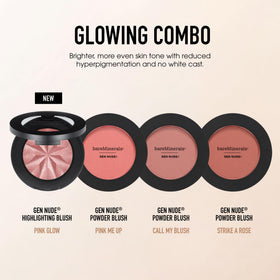 bareMinerals powder swept on inner eye for cohesive luminous look