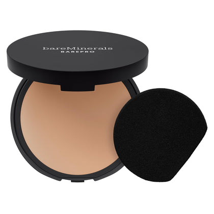 bareMinerals front compact showing sleek packaging and convenient portability