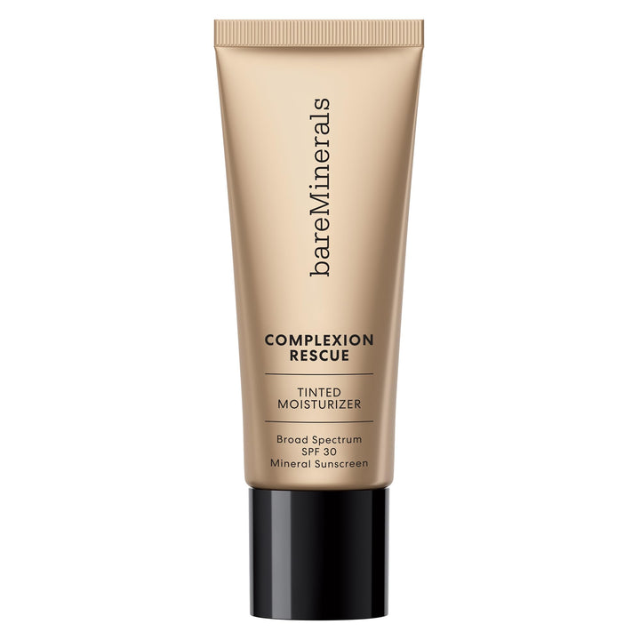 bareMinerals front packaging showing shade Desert 6.5 and benefits