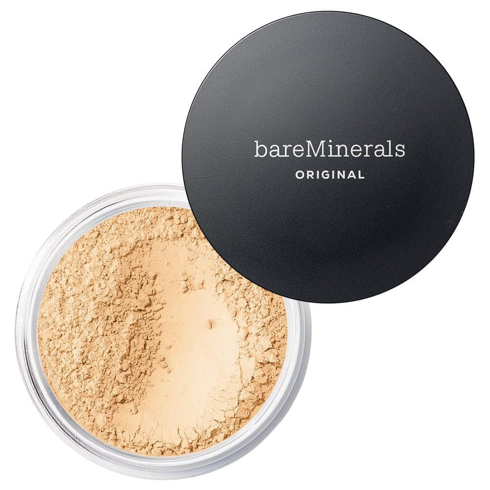 bareMinerals front packaging in Golden Fair 04 showing brand and shade benefit