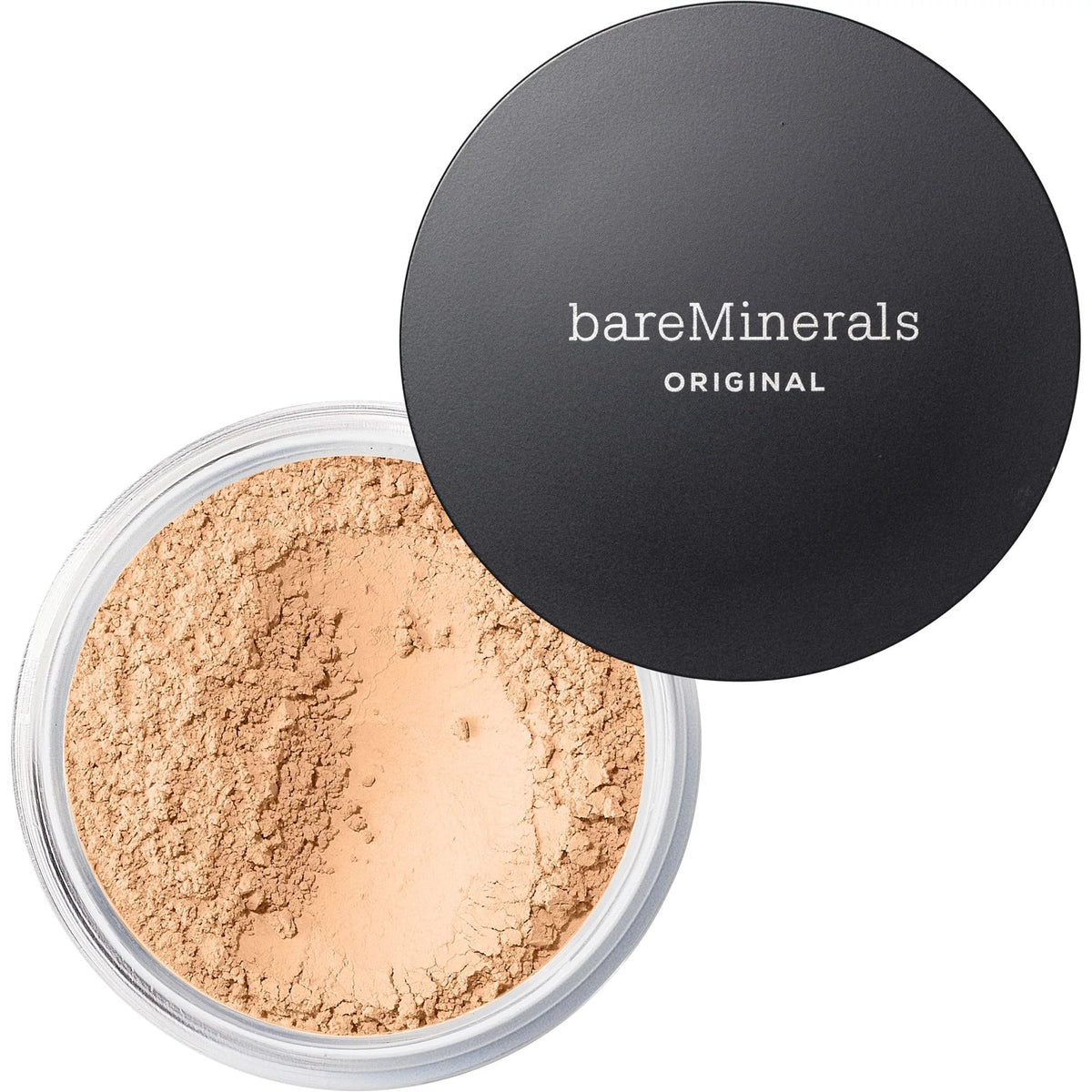 bareMinerals front packaging shows neutral ivory shade and benefits