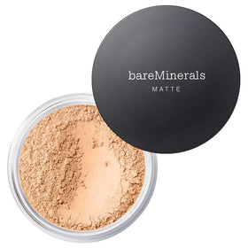 bareMinerals front packaging showing 06 Neutral Ivory and matte finish benefits