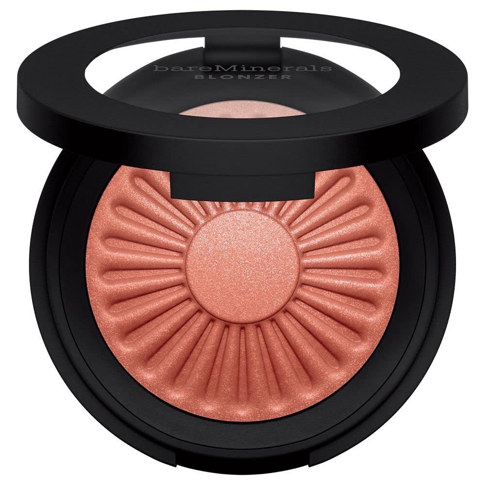 bareMinerals front pan Kiss of Copper showing shade and packaging benefits