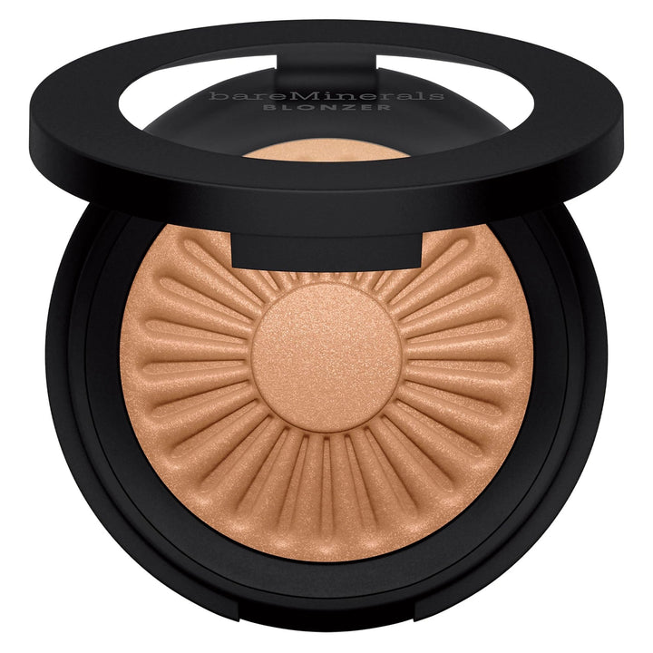 bareMinerals compact front view showing Kiss of Spice for easy selection and glow