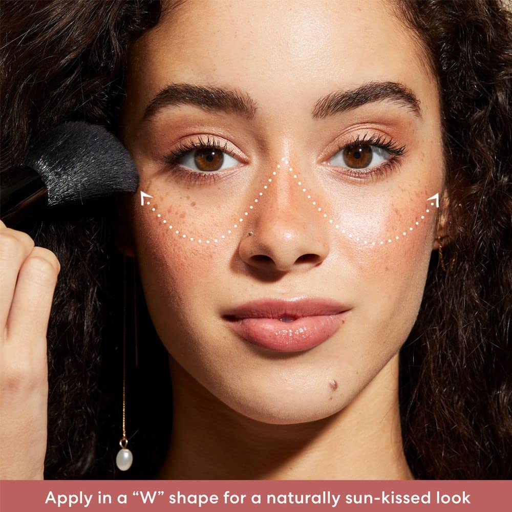 bareMinerals two shades side-by-side illustrating layering options and color mixability