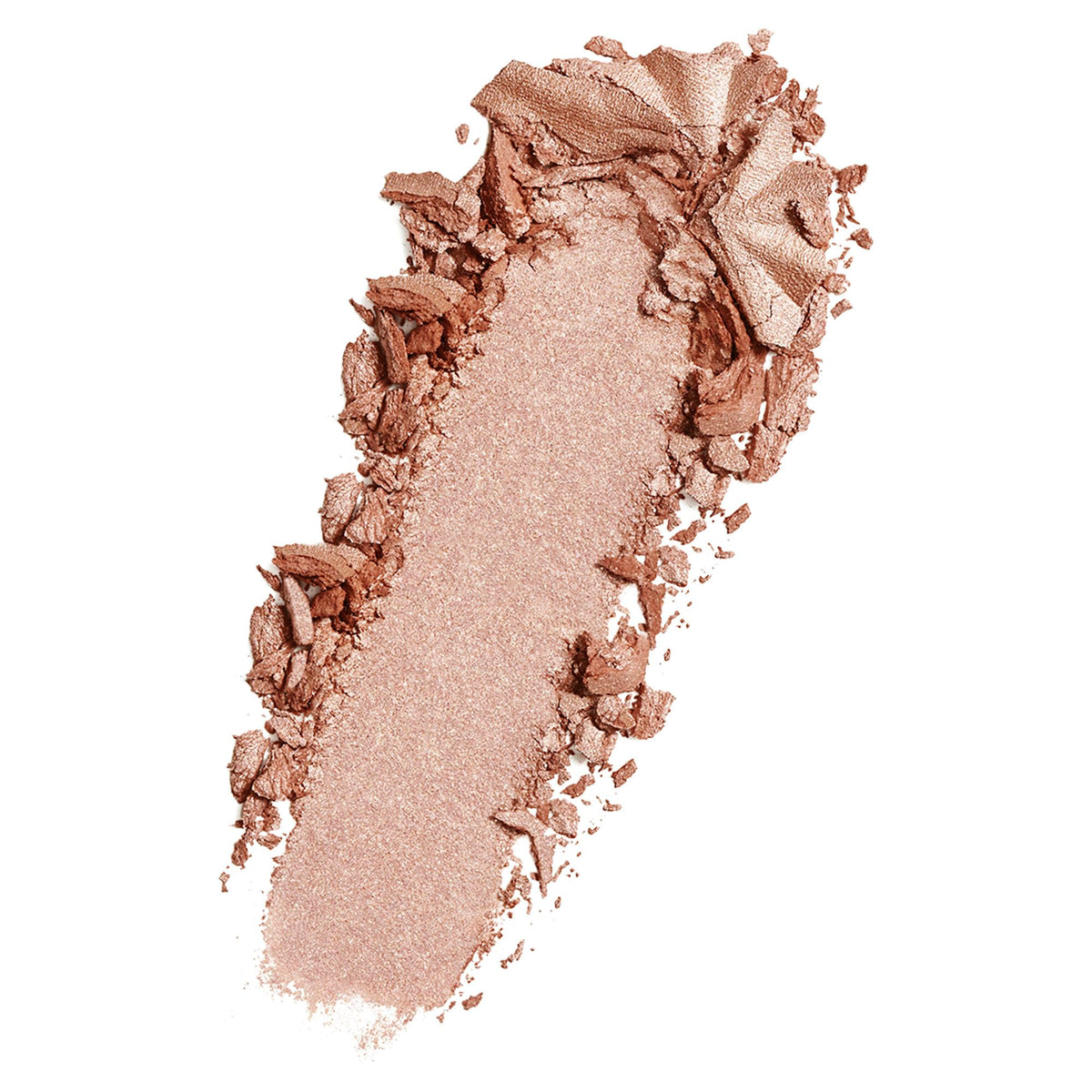bareMinerals open compact displaying pearly blush-highlighter pan