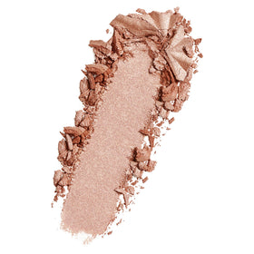 bareMinerals open compact displaying pearly blush-highlighter pan