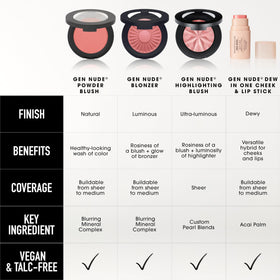 bareMinerals stick in a handbag lifestyle scene for quick on-the-go color boosts