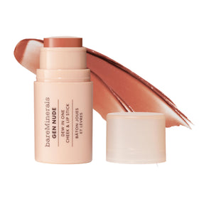bareMinerals front view of Gen Nude Dew stick showing compact design and everyday tint benefits