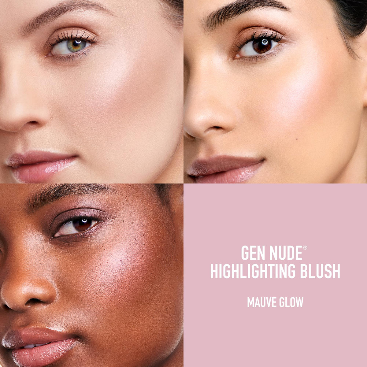 bareMinerals used as lid wash showing cohesive eye and cheek glow benefit