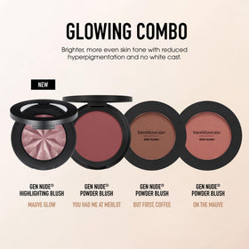 bareMinerals product packaging label emphasizing clean, vegan formula benefit
