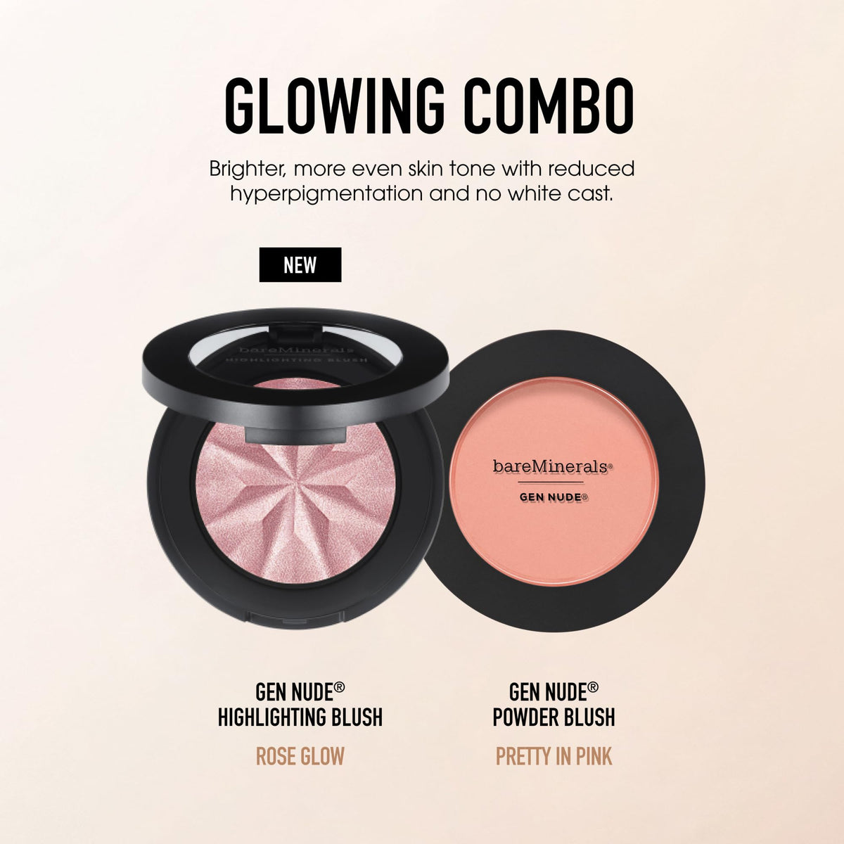bareMinerals label showing ingredients and clean formulation benefits