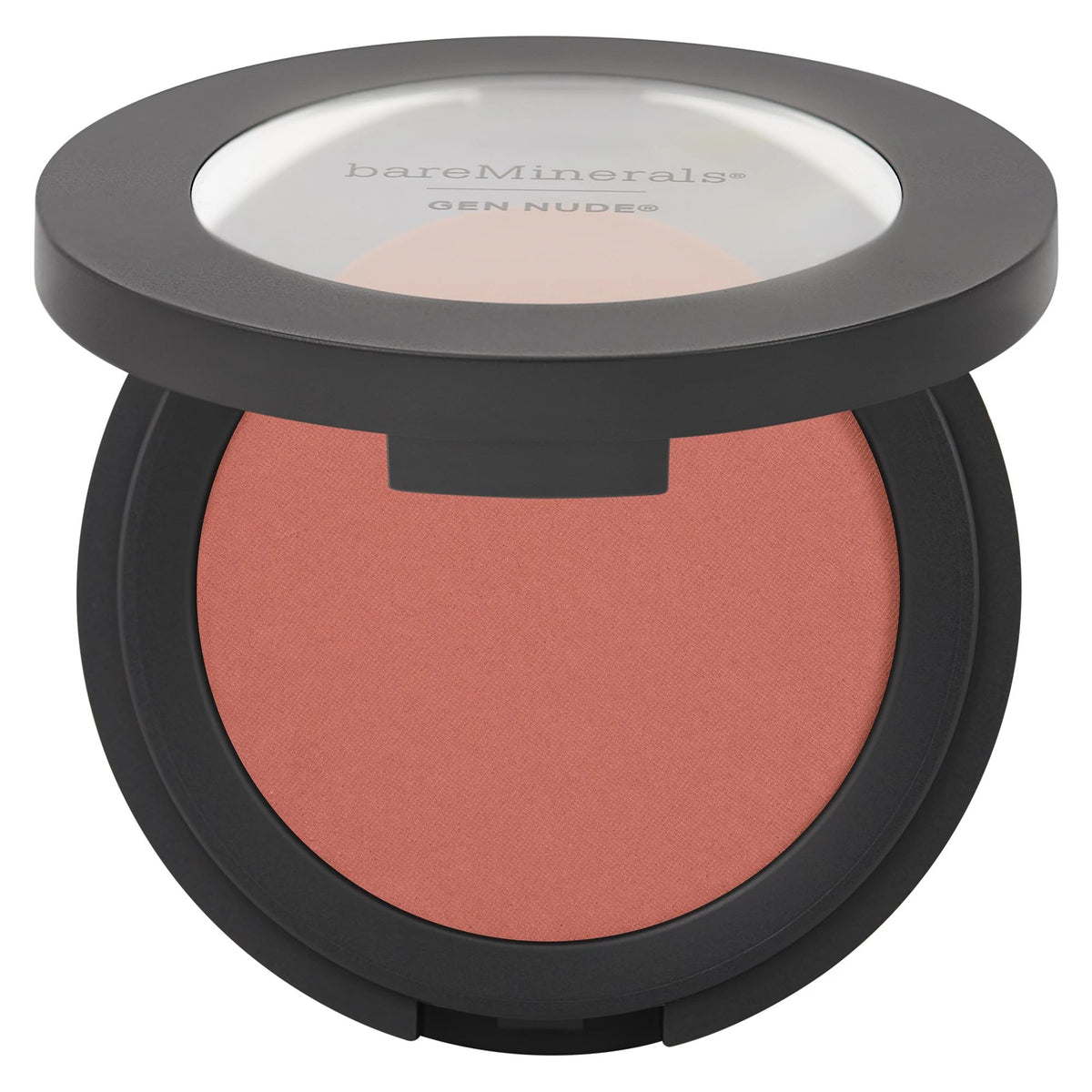 bareMinerals front packaging showing compact, elegant design and portability