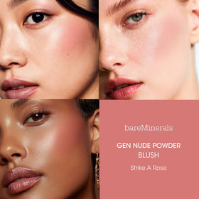 bareMinerals close-up of powder pan highlighting silky, blendable texture