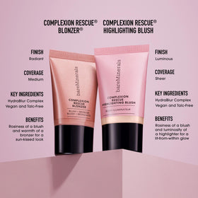 bareMinerals Kiss of Pink with hyaluronic acid and squalane focus for hydrated-looking skin