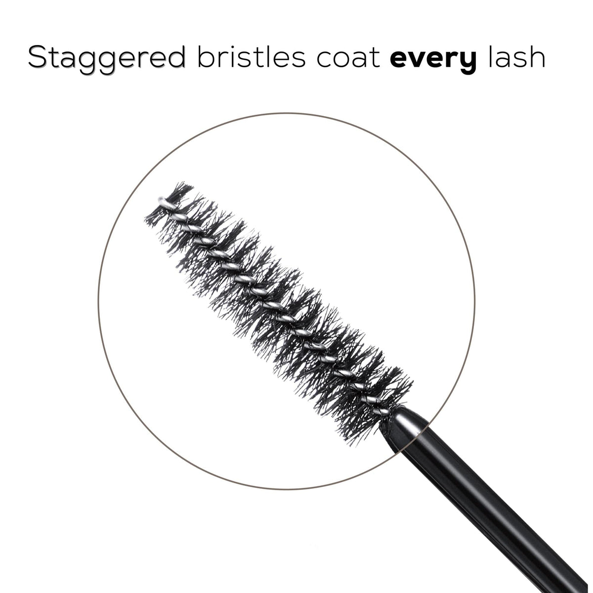 bareMinerals tube next to ruler showing compact travel-friendly size