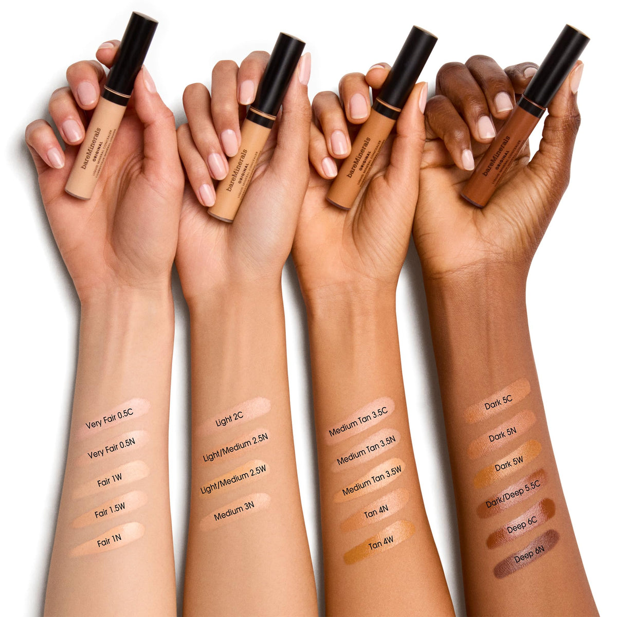 bareMinerals applied in morning routine lifestyle shot demonstrating quick brightening