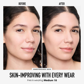 bareMinerals loose powder texture close-up highlighting silky finish