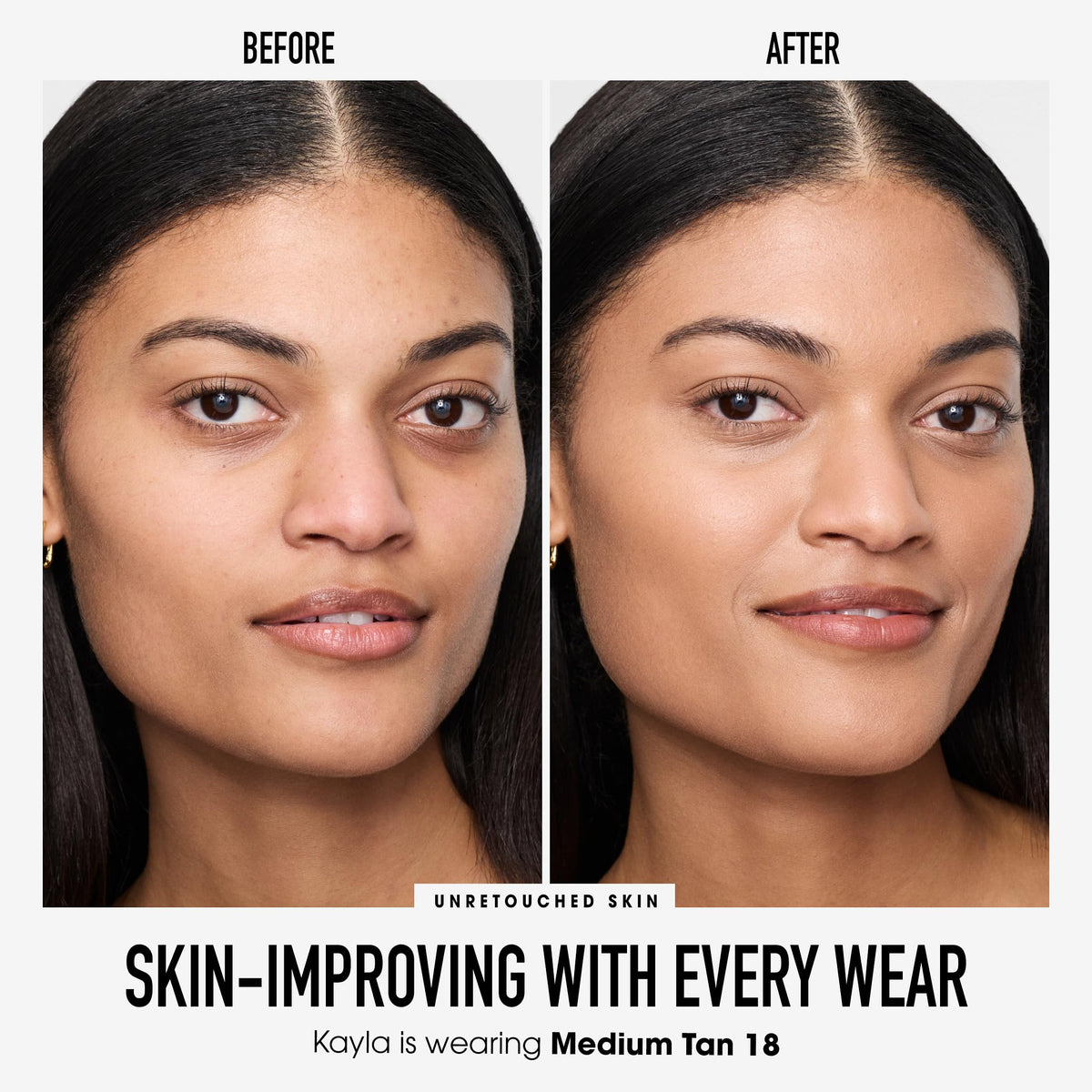 bareMinerals close-up powder texture demonstrating fine, blendable finish