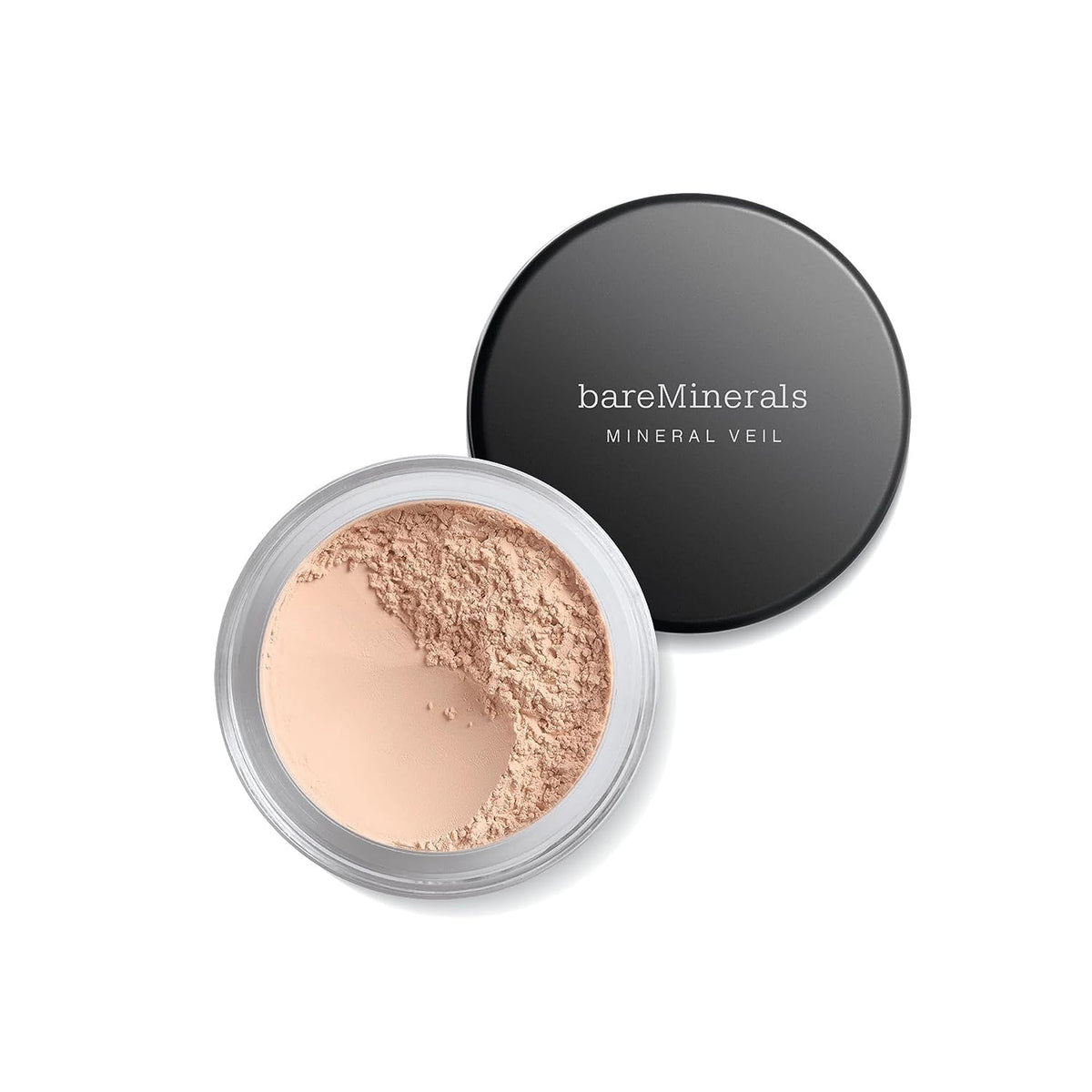 bareMinerals front packaging showing travel-size jar and label for easy identification