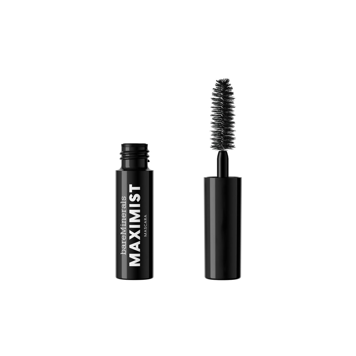 bareMinerals front package showing travel-size mascara and quick identification benefit