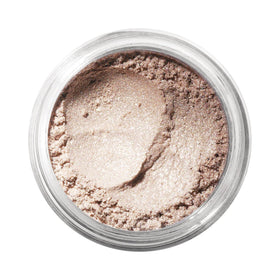 bareMinerals Nude Beach open pot showing soft neutral mineral finish and easy pick-up