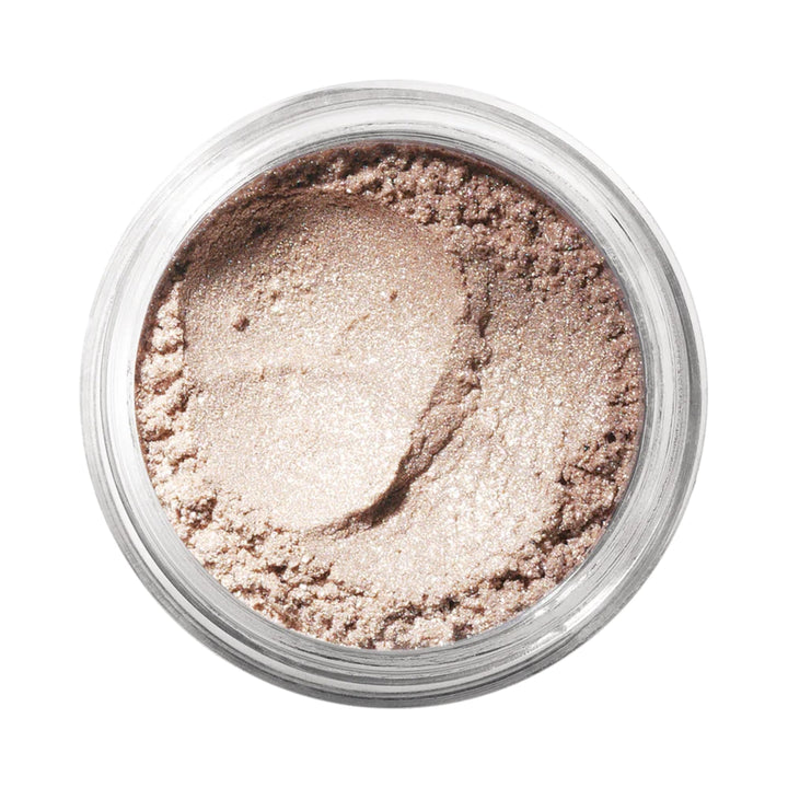 bareMinerals Nude Beach open pot showing soft neutral mineral finish and easy pick-up