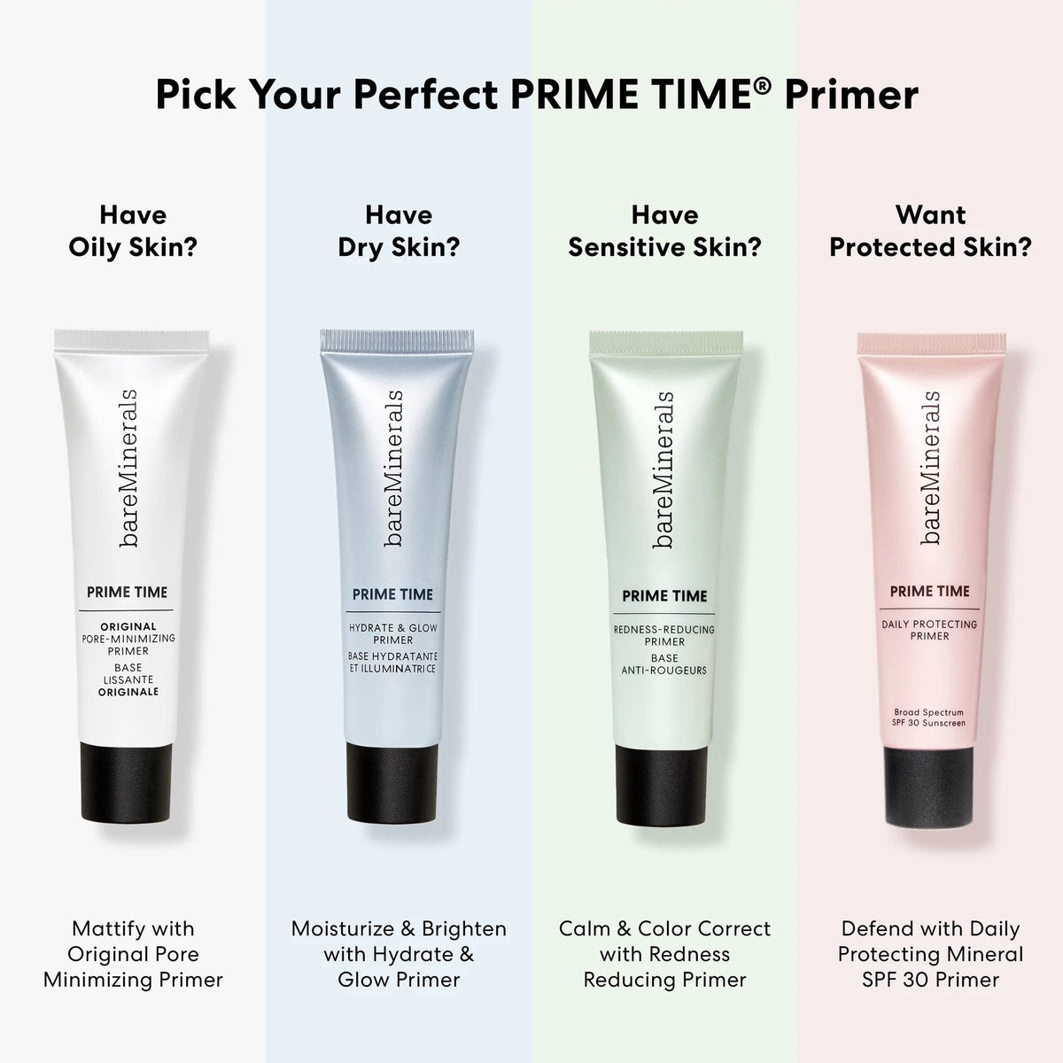 bareMinerals packaging label close-up showing vegan and dermatologist-tested benefit