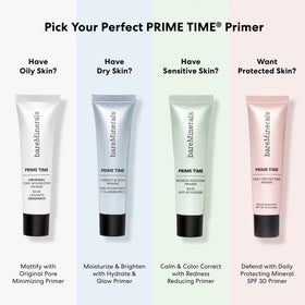 bareMinerals packaging label close-up showing vegan and dermatologist-tested benefit