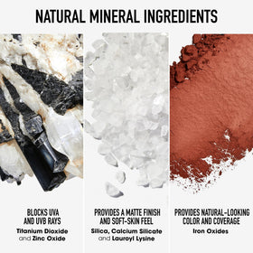 bareMinerals powder in hand to show jar size and travel-friendly scale