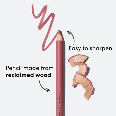 bareMinerals reclaimed wood pencil body highlighting sustainable packaging