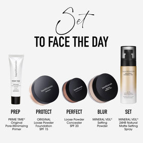 bareMinerals bottle in hand scale comparison for travel-friendly size
