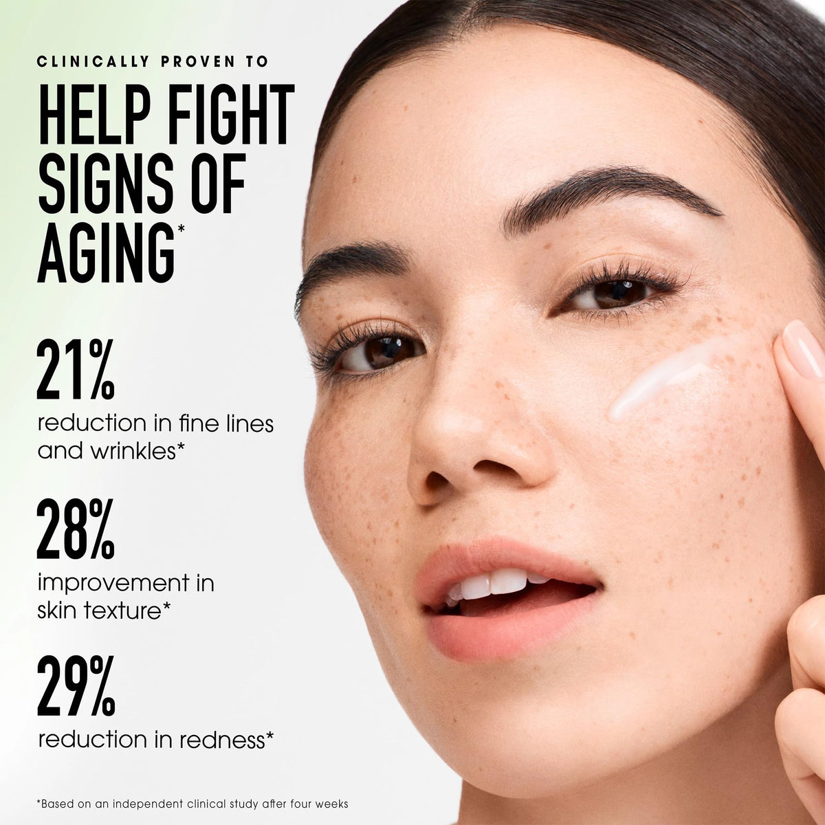 bareMinerals close-up of serum drop highlighting lightweight texture and fast absorption