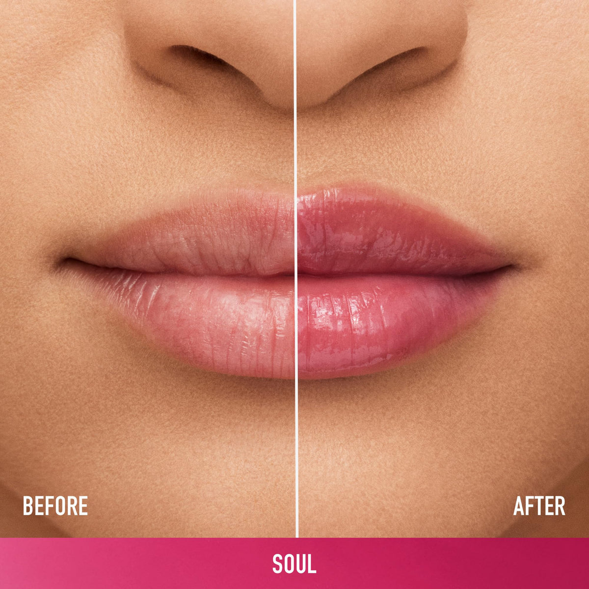 bareMinerals Soul texture close-up highlighting cushiony solid gloss for non-sticky shine