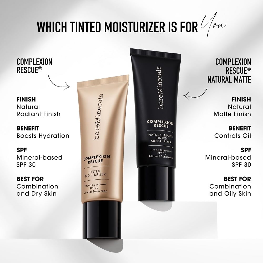 bareMinerals SPF 30 label close-up highlighting daily sun protection