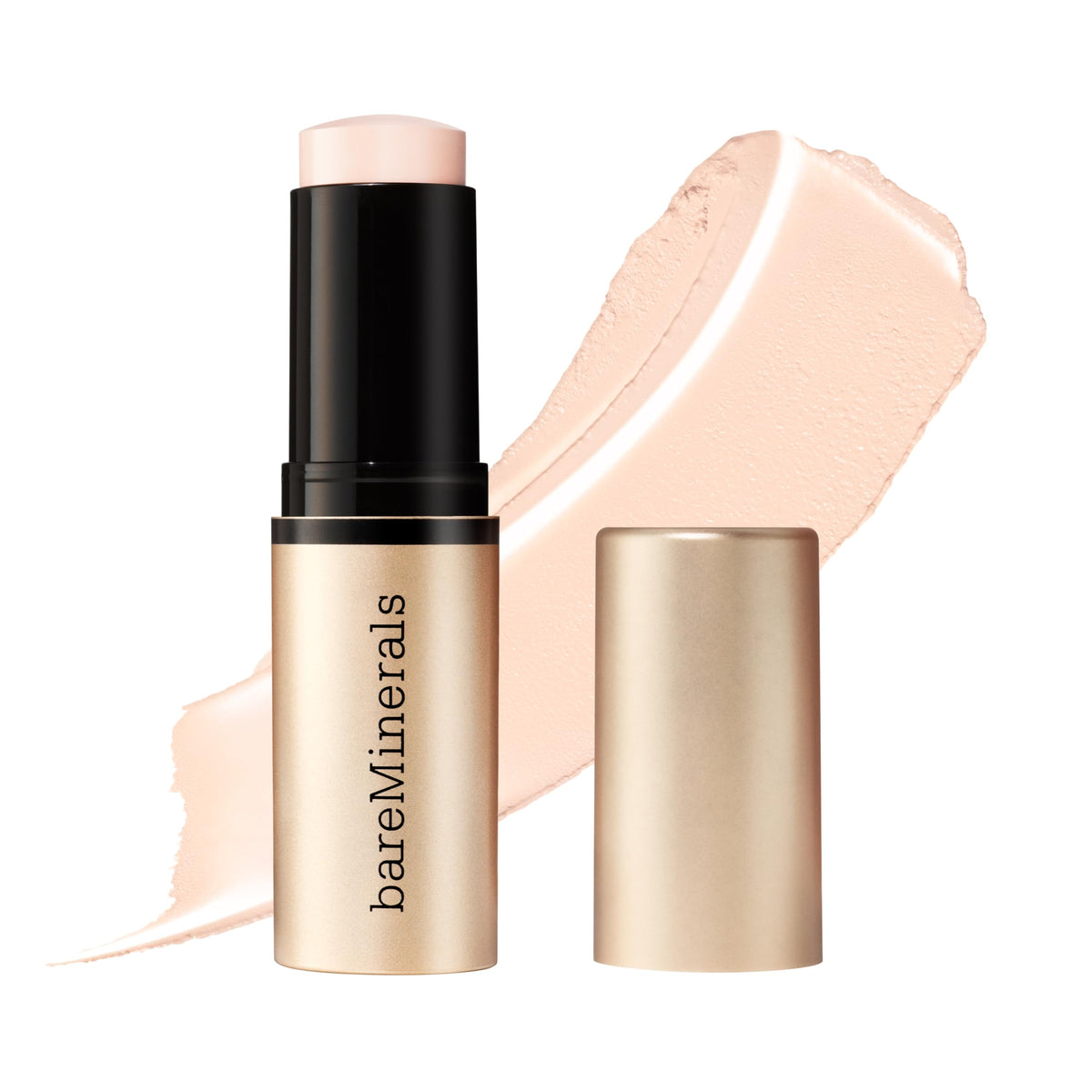 bareMinerals stick front packaging showing shade and branding, easy identification benefit