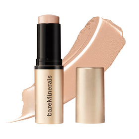 bareMinerals front packaging showing shade and stick for easy shade selection