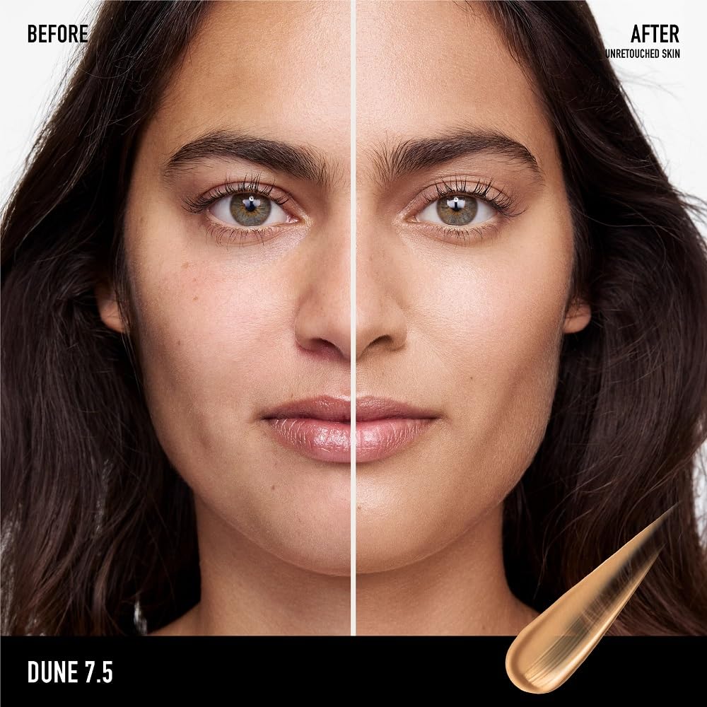 bareMinerals close-up texture of tinted moisturizer highlighting dewy finish and hydration