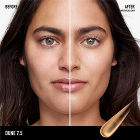 bareMinerals close-up texture of tinted moisturizer highlighting dewy finish and hydration