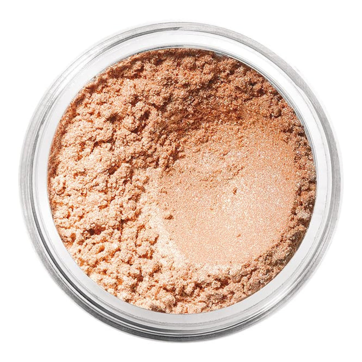 bareMinerals jar front view showing Vanilla Sugar and clean packaging benefit