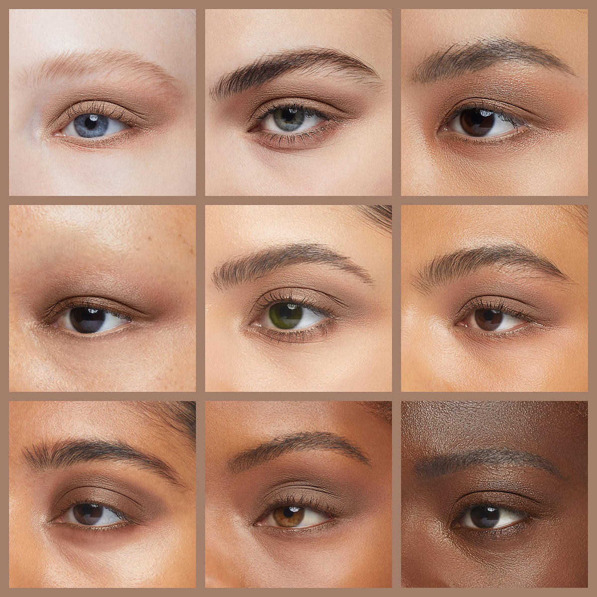 bareMinerals lid swatch on skin showing luminous Vanilla Sugar sheen