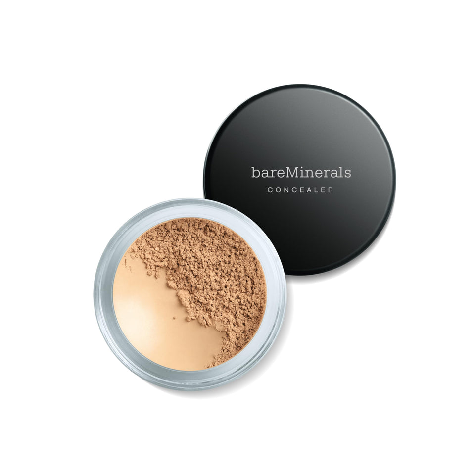 bareMinerals jar front view showing clean packaging and brightening benefit