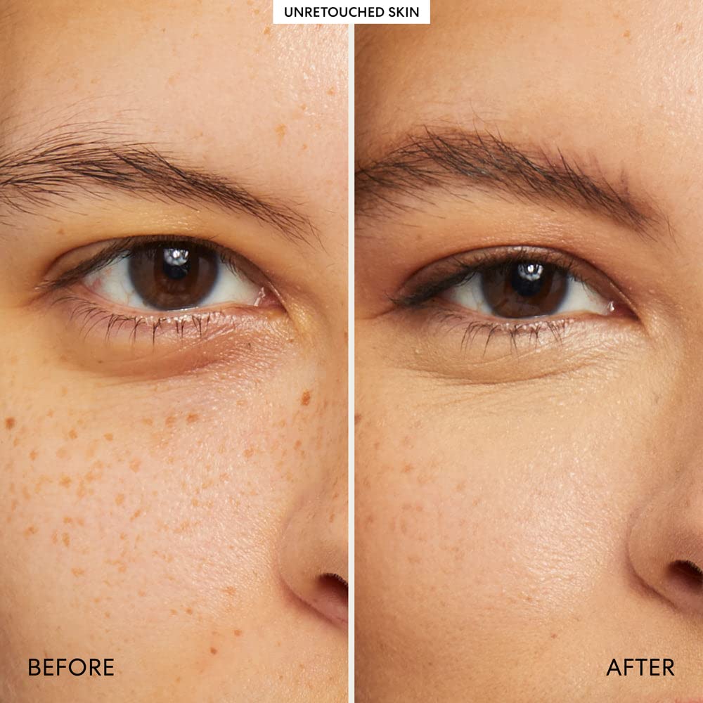 bareMinerals loose powder texture close-up showing luminous finish benefits