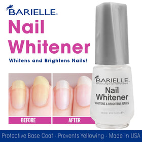 BARIELLE applicator brush applying tinted whitener for even coverage