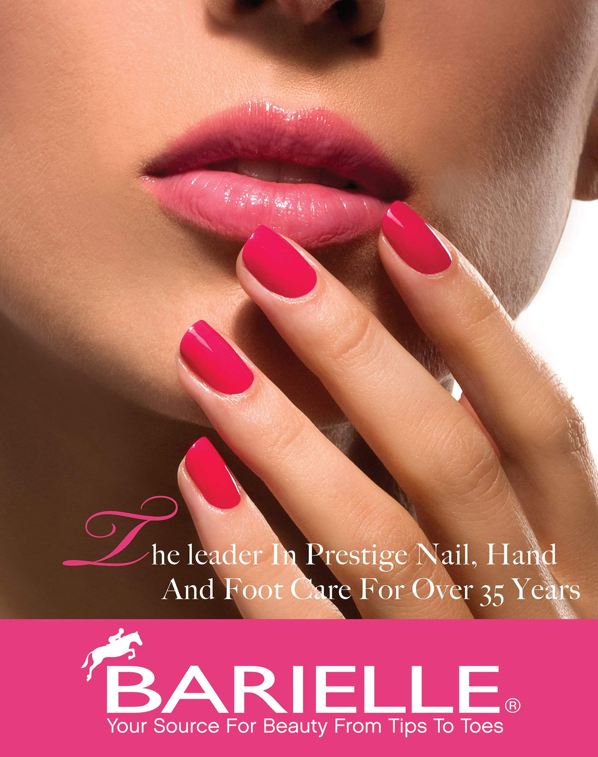 BARIELLE product on cuticle area showing hydration and nail care