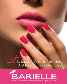 BARIELLE product on cuticle area showing hydration and nail care