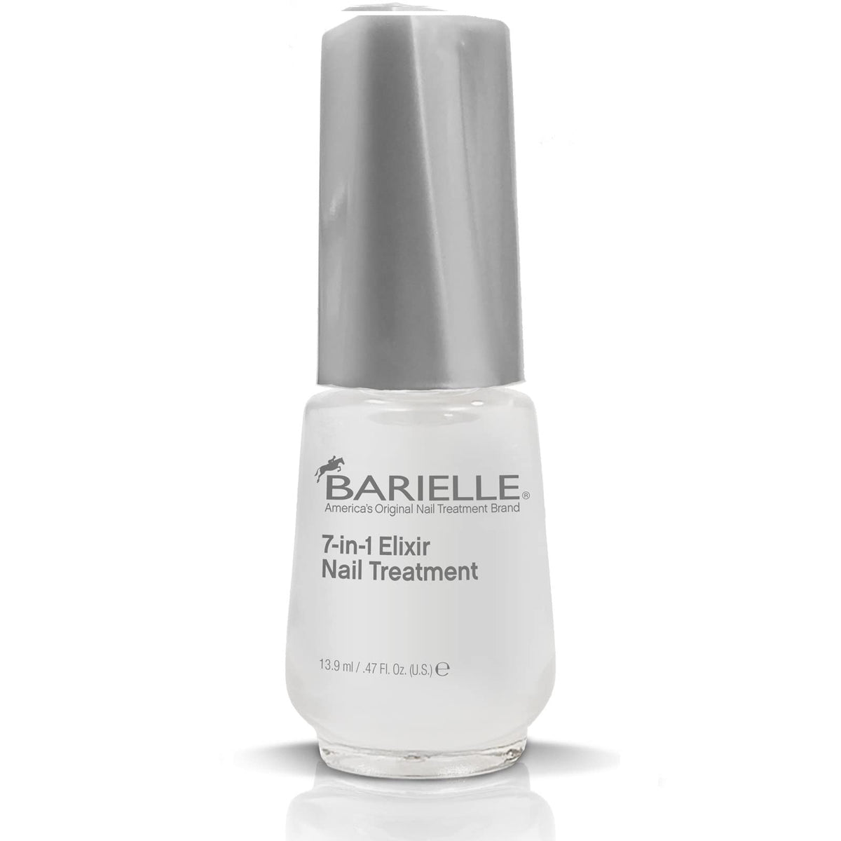BARIELLE front packaging showing clear elixir and label benefits