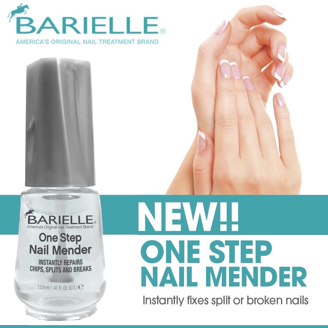 BARIELLE bottle top and label clear view for ingredient and usage clarity